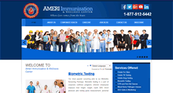 Desktop Screenshot of ameriimmunization.com